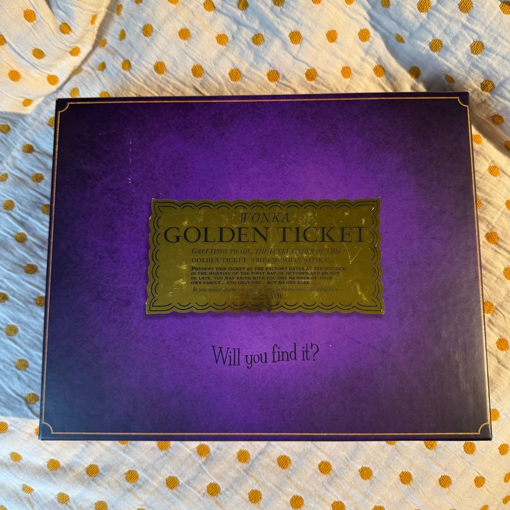 Willy Wonka's The Golden Ticket Board Game
